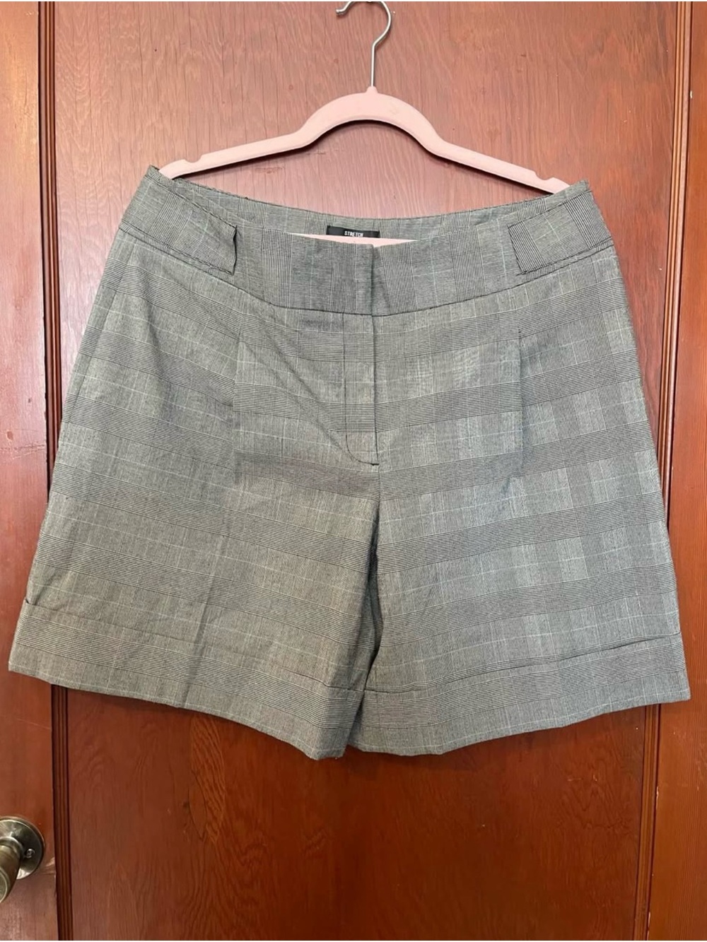Style & co. Size 14 Plaid Stretch Shorts